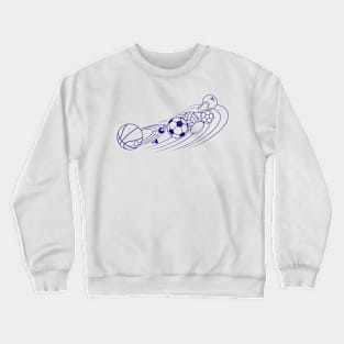 Ball System outlines Crewneck Sweatshirt